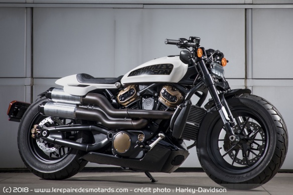 Prototype de la Harley-Davidson Custom 1250