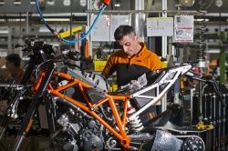 Hausse des ventes de motos en Europe - crédit photo : KTM
