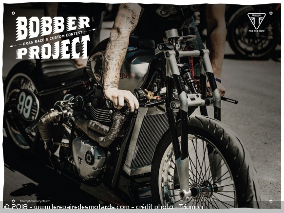 La marque organise un custom contest autour de la Bonneville Bobber