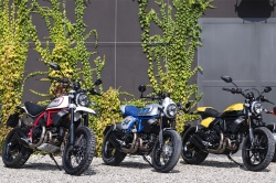 Ducati Scrambler Desert Sled, Café Racer et Full Throttle