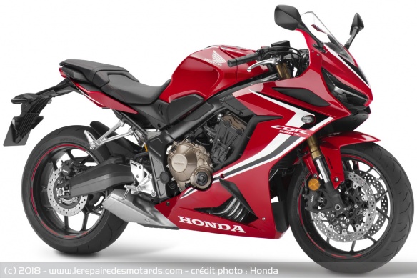 Honda CBR650R rouge