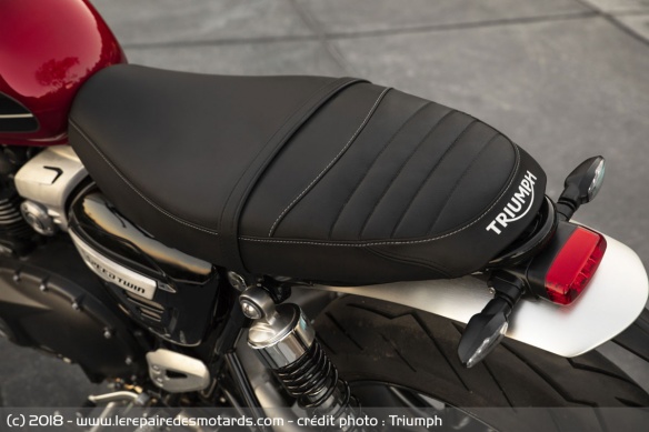 Selle de la Triumph Speed Twin