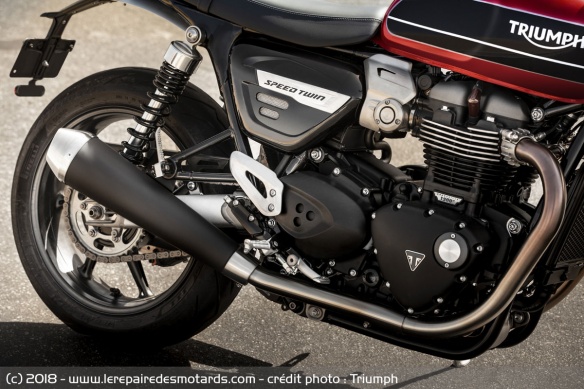 Silencieux de la Triumph Speed Twin