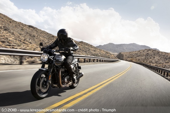 Triumph Speed Twin sur route