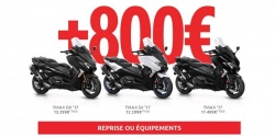 Promos Yamaha : 800 € d'avantage sur les TMAX