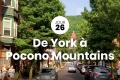 Partez avec nous de York jusqu' Pocono Mountains  moto et uniquement par des petites routes.