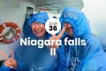 Pour ce 36e jour, nous dcouvrons sous tous les points de vues les chutes du Niagara. A pied,  moto, en speed boat et en bateau de croisire pour des images  couper le souffle.On n'en revient jamais sec.