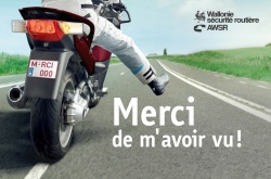 Affiche de la campagne : Merci de m'avoir vu