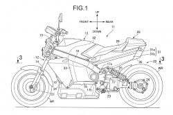 Une moto Honda à pile à combustible