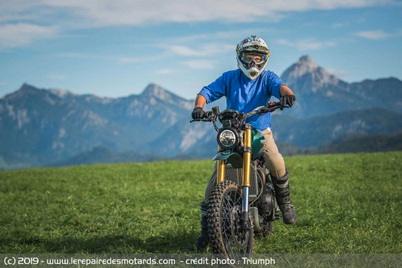 Guy Martin fait la pose de la Grande Evasion