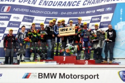 Le podium final des 12H Nevers Magny-Cours - Crédit photo : Circuit de Nevers Magny-Cours