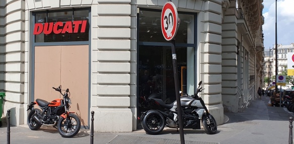 La concession Ducati à Paris