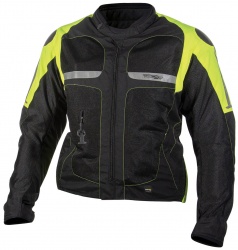 Blouson airbag moto Helite Vented Hi-Vis