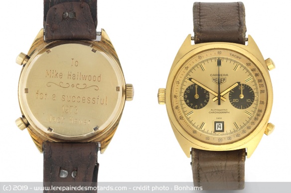 La montre Carrera Heuer de Mike Hailwood vendue pour 65.532 euros