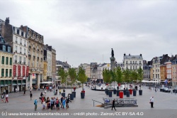 Lille : Les motos interdites de Grand-Place