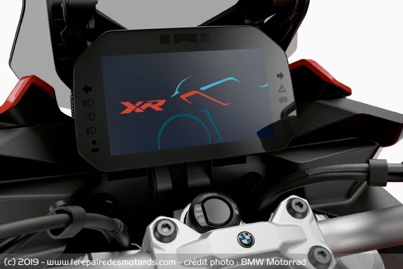 Ecran TFT de la BMW F 900 XR