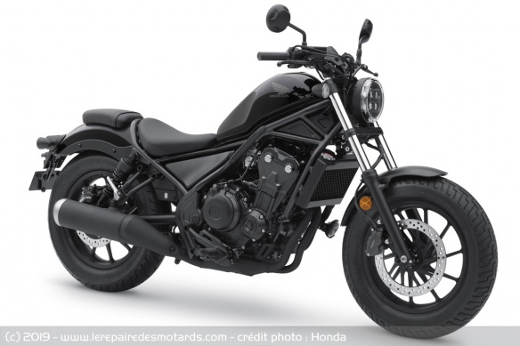 Honda CMX500 Rebel noire