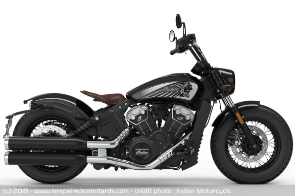 Indian Scout Bobber Twenty Thunder Black