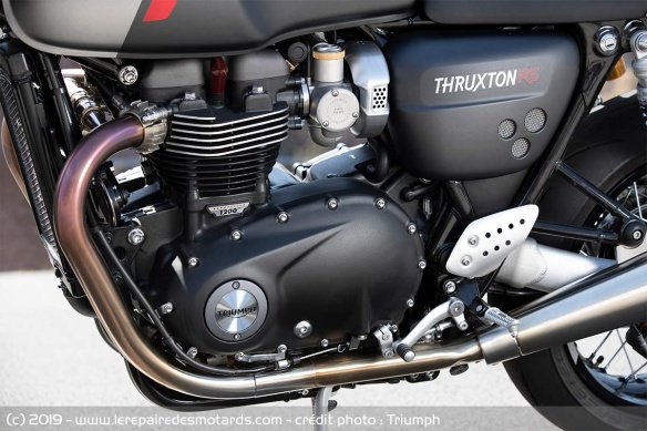 Moteur de la Triumph Thruxton RS