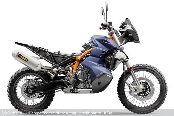 La KTM 790 Adventure R Rally à nu