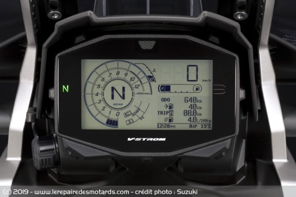 L'instrumentation LCD des V-Strom 1050