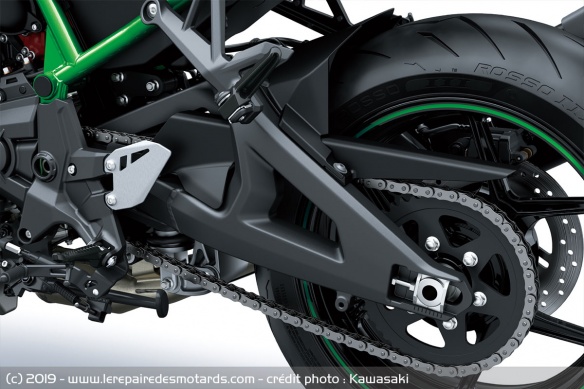 Transmission de la Kawasaki Z H2