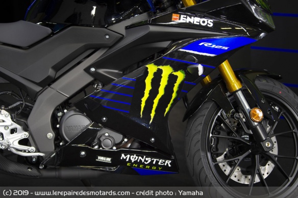 Carénage de l'YZF-R125 Monster Energy Yamaha MotoGP