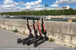 Paris : bridage et stationnement interdit pour les trottinettes