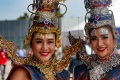 Les umbrella girls Grand Prix Thalande