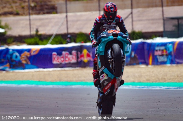 Grand prix moto d'Andalousie : victoire Quartararo