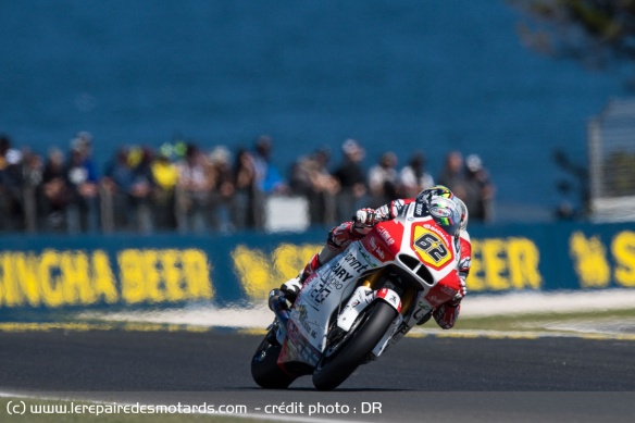 Manzi lors du Grand Prix d'Australie Moto2