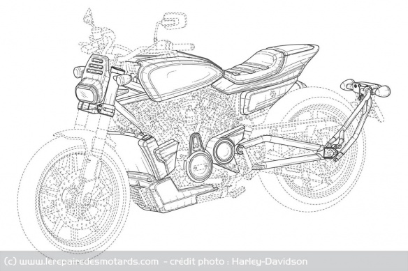 Design du Tracker Harley-Davidson