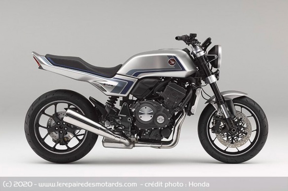 Le concept s'inspire des lignes de la CB900F