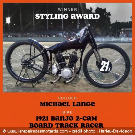 La Banjo 2-Cam de Michael Lange remporte le Styling Award