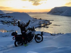 Du Cap Nord au Cap de Bonne Espérance à moto - Crédit photo : Laurent Cochet