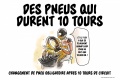 Crobard   pneus durent 10 tours