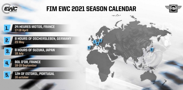 Endurance : le calendrier officiel des 5 épreuves 2021