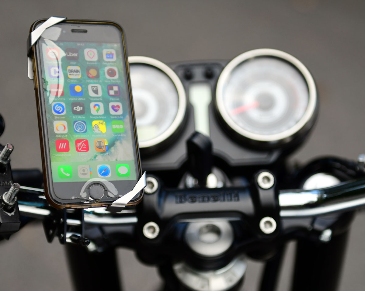 L'iPhone incompatible avec la moto