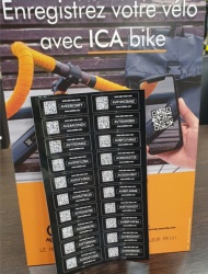 Auvray se met au marquage des vélos