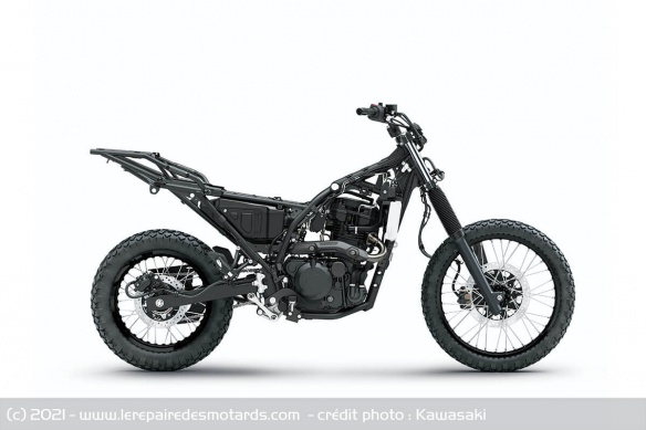 La KLR 650 reçoit un nouveau cadre