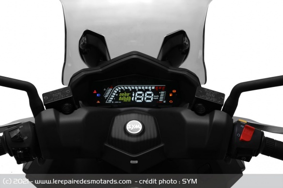 Le compteur LCD du SYM Joyride 300