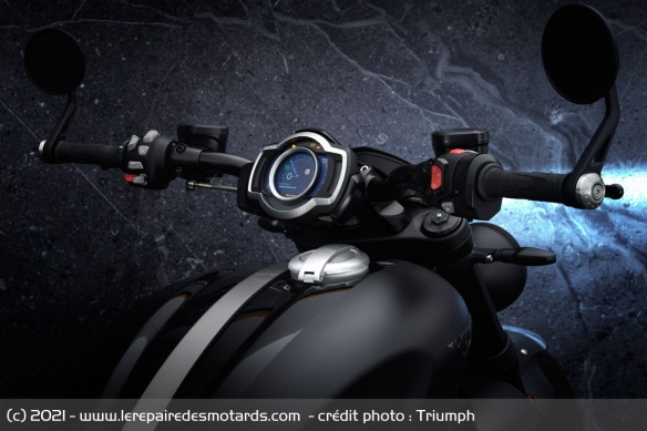 Guidon des Triumph Rocket 3 Black