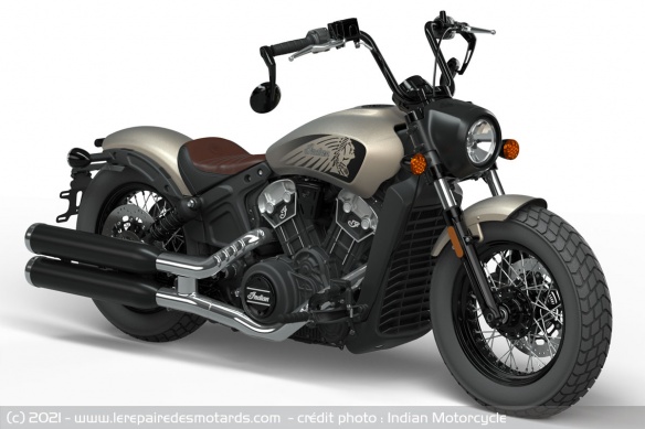 Indian Scout Bobber Twenty - Silver Quartz Smoke