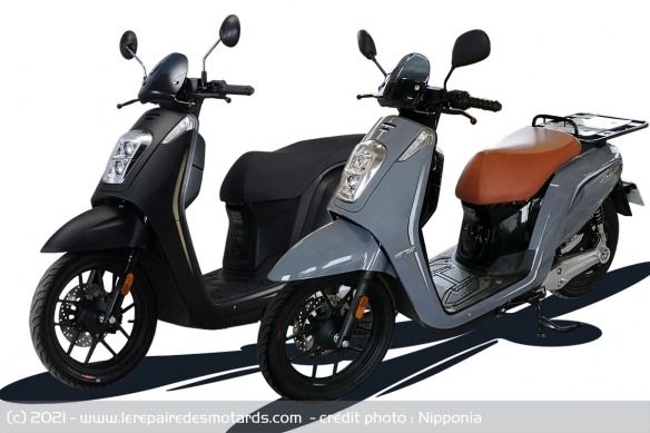 Scooters électriques Nipponia e-viball (125) et e-viball cargo