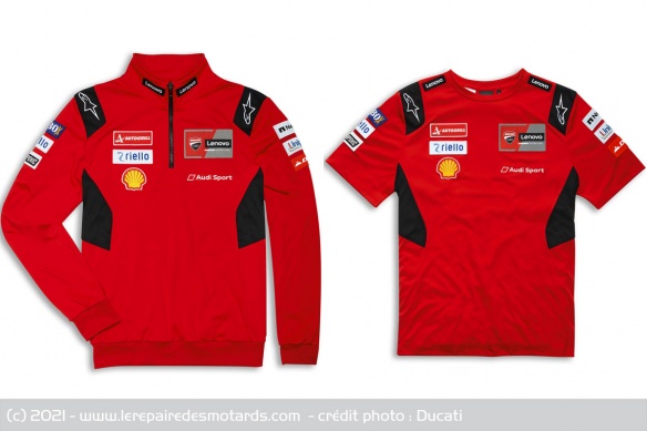 Swetashirt et polo Ducati Team GP Replica 21