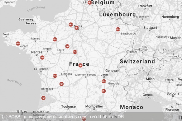 Les 16 stations Supercharger françaises ouvertes aux non-Tesla