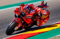 MotoGP : Bagnaia en pole en Aragon - Crédit photo : Ducati