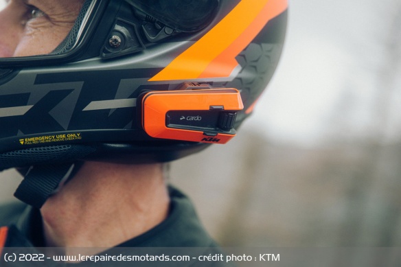 Le Packtalk Edge se décline en orange avec une édition spéciale KTM