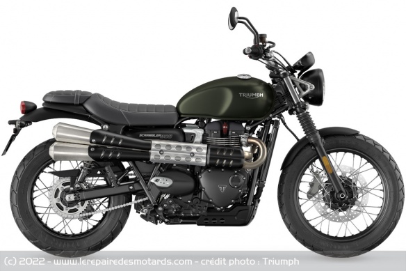 Triumph Scrambler 900 khaki matt