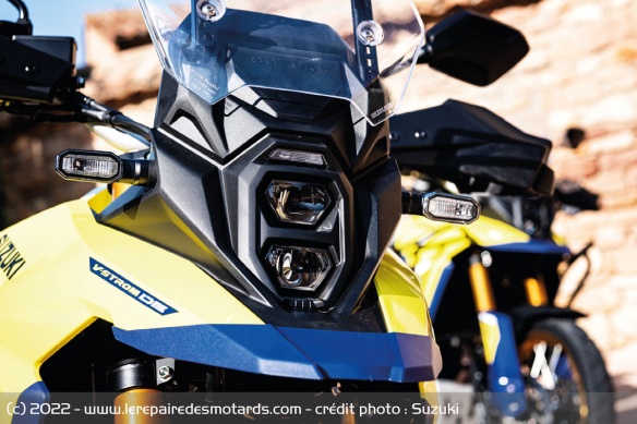 L'éclairage de la Suzuki V-Strom 800 DE est intégralement à LED